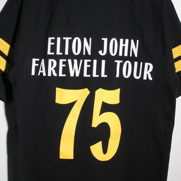 Elton John Shirt Mens Black Farewell Tour Tee - Picture 6 of 6